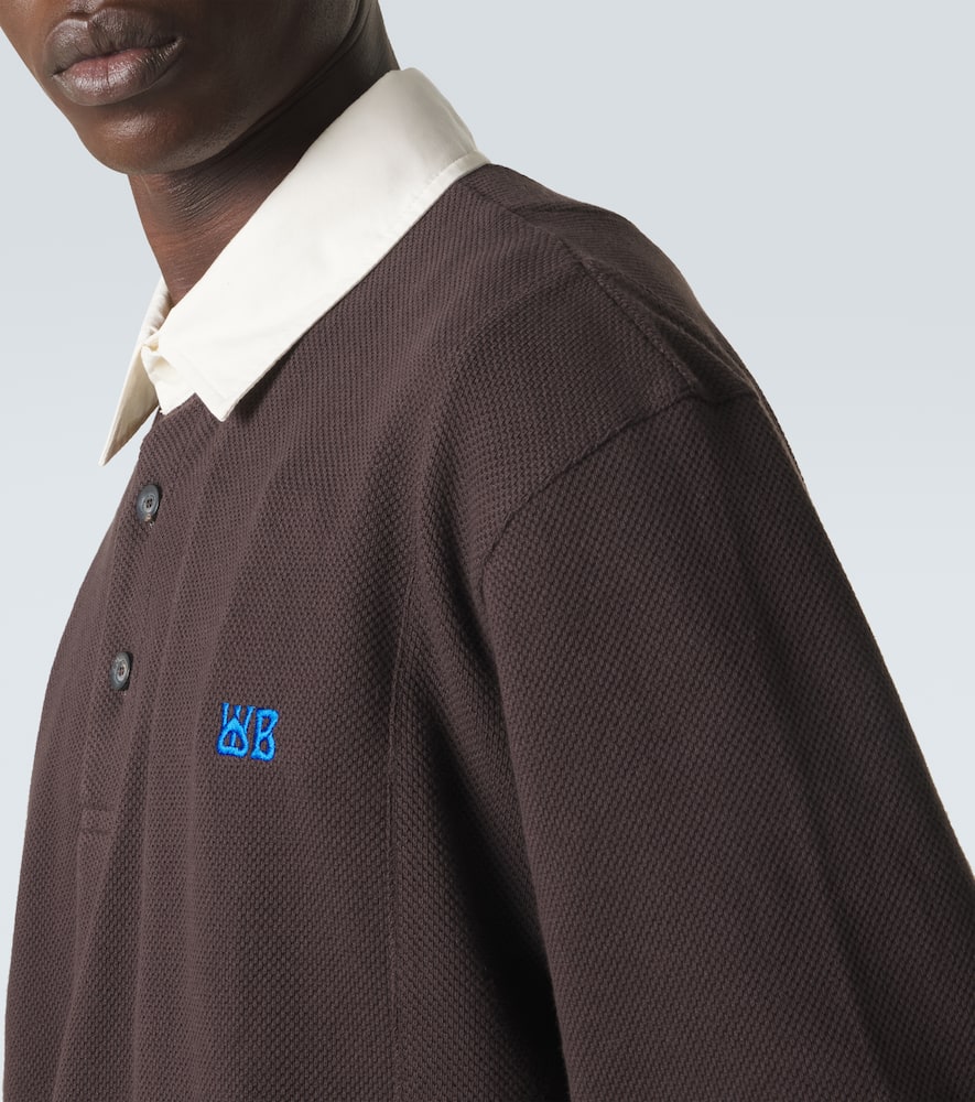 City cotton-blend polo shirt