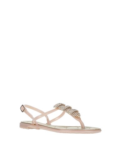 Woman Thong sandal Light pink Size 6 Rubber