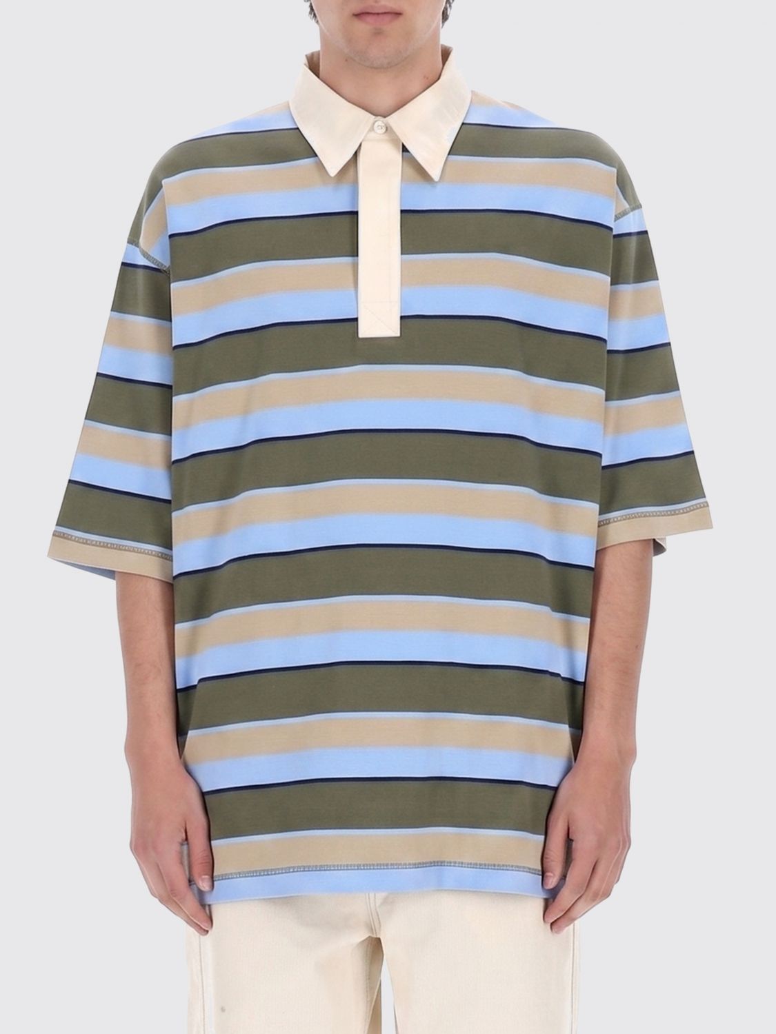 Polo Shirt Men color Blue