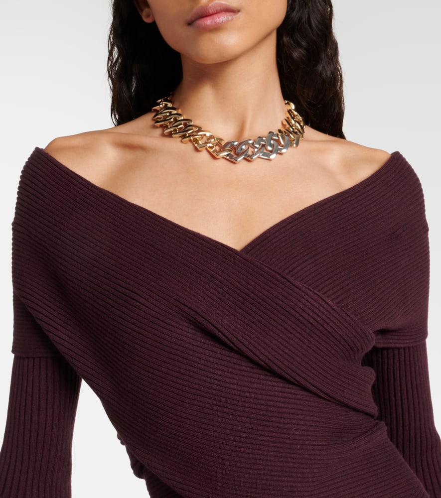 Altuzarra Ireene ribbed-knit midi skirt