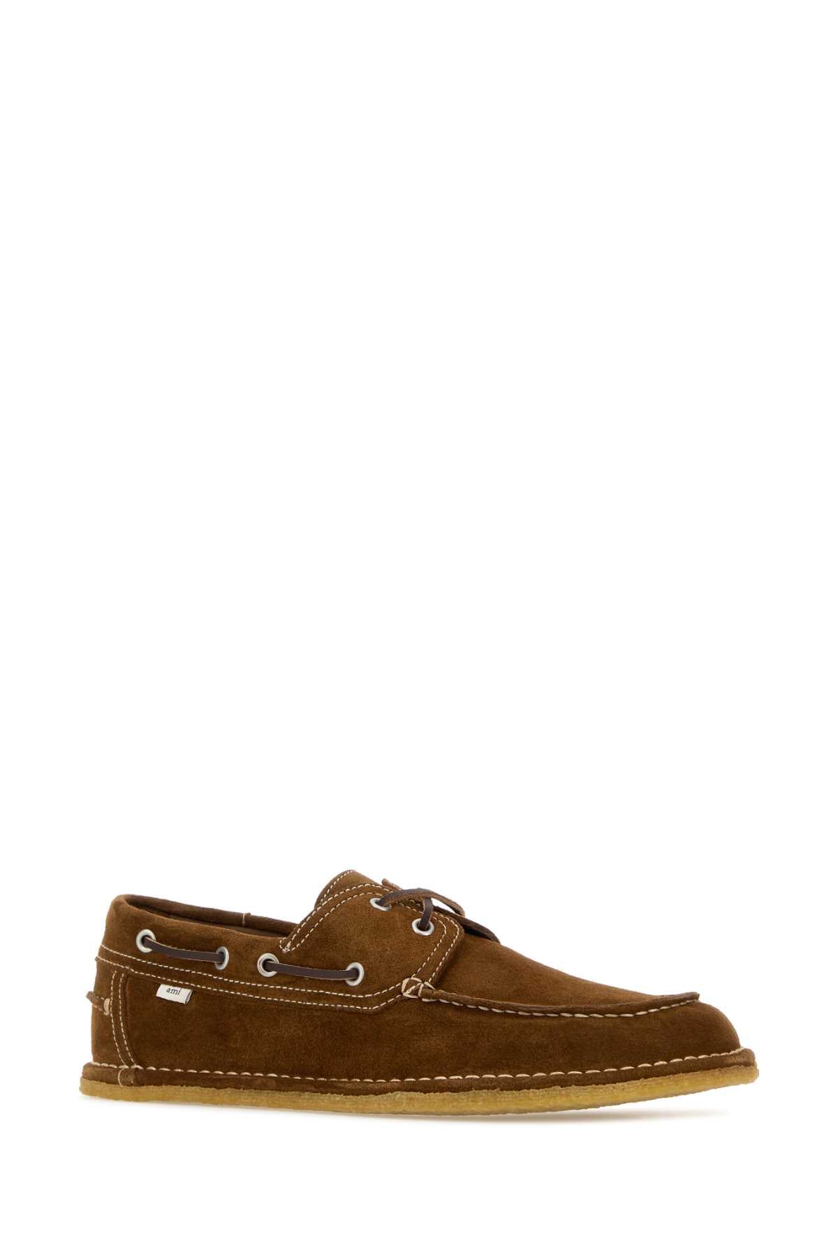 Ami Brown Suede Loafer