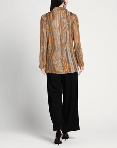 Woman Blazer Camel Size M Wool, Acrylic