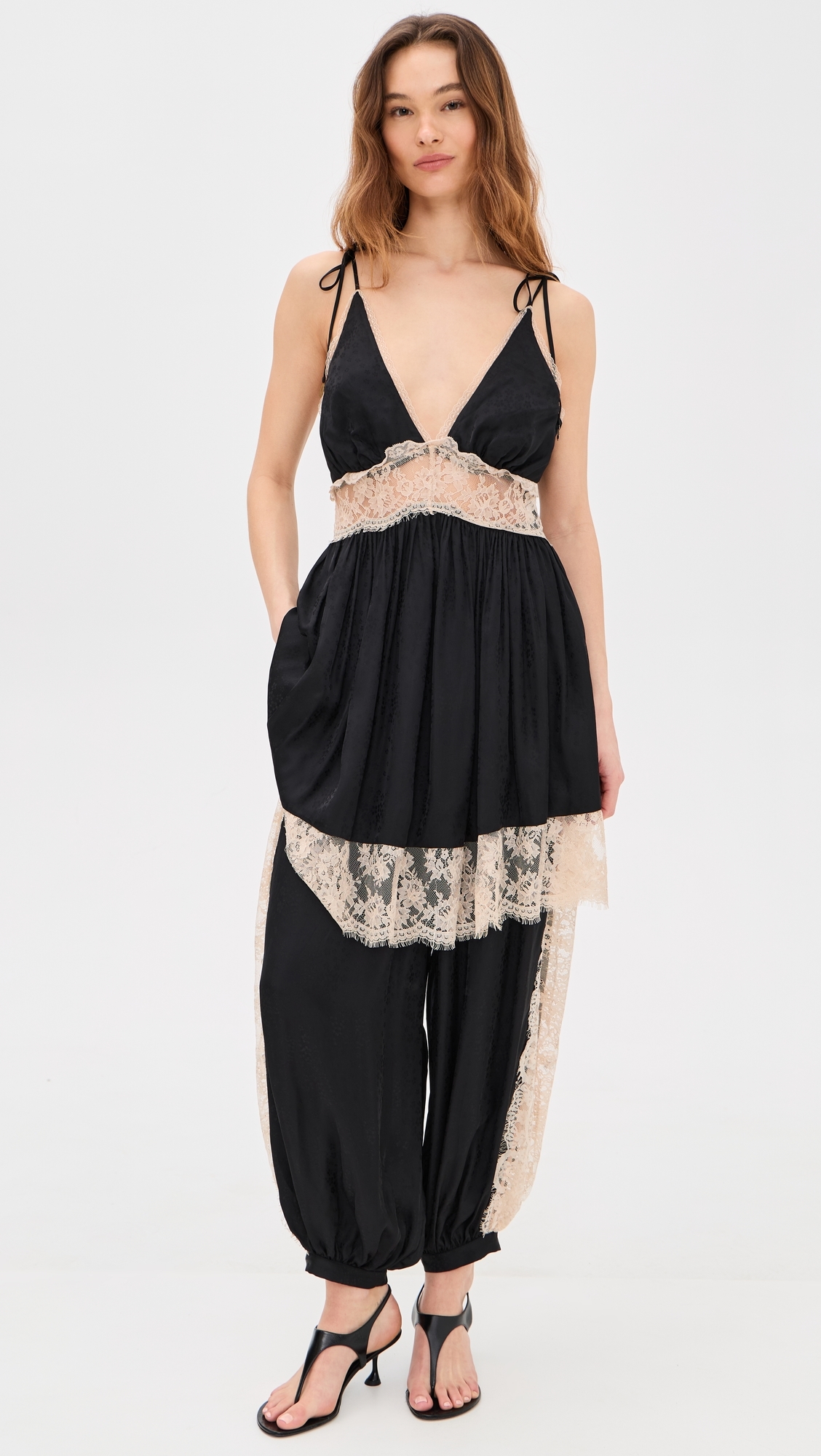 Ethel Solid Mini Dress Black