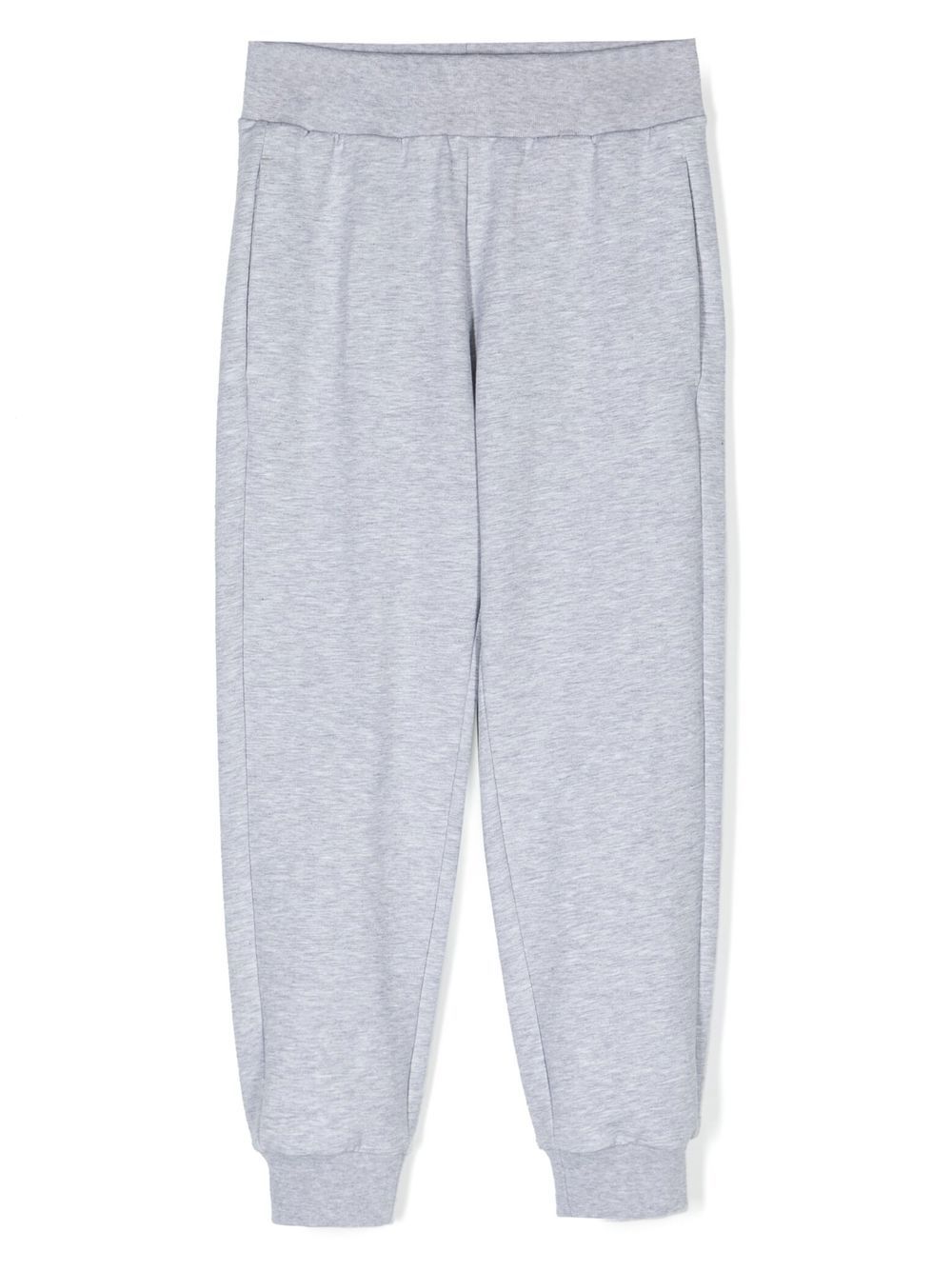 Embroidered-logo track pants - Grey