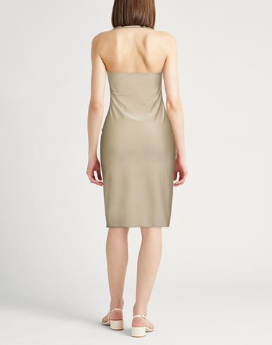 Woman Midi dress Beige Size 6 Polyamide, Elastane