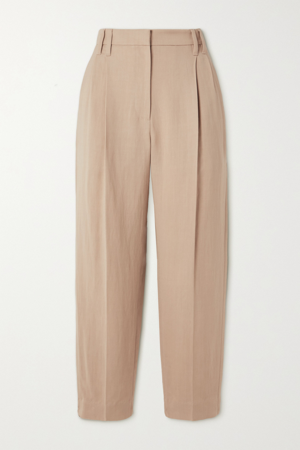 Woven Straight-leg Pants - Beige - IT38