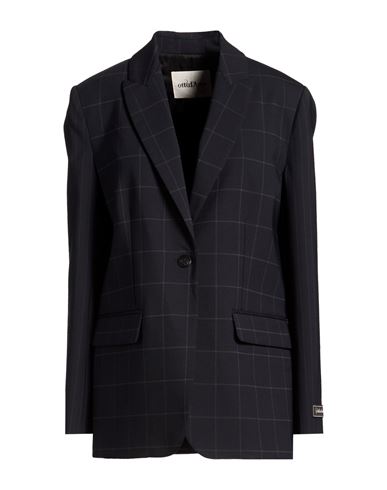 Woman Blazer Midnight blue Size 10 Polyester, Wool, Elastane