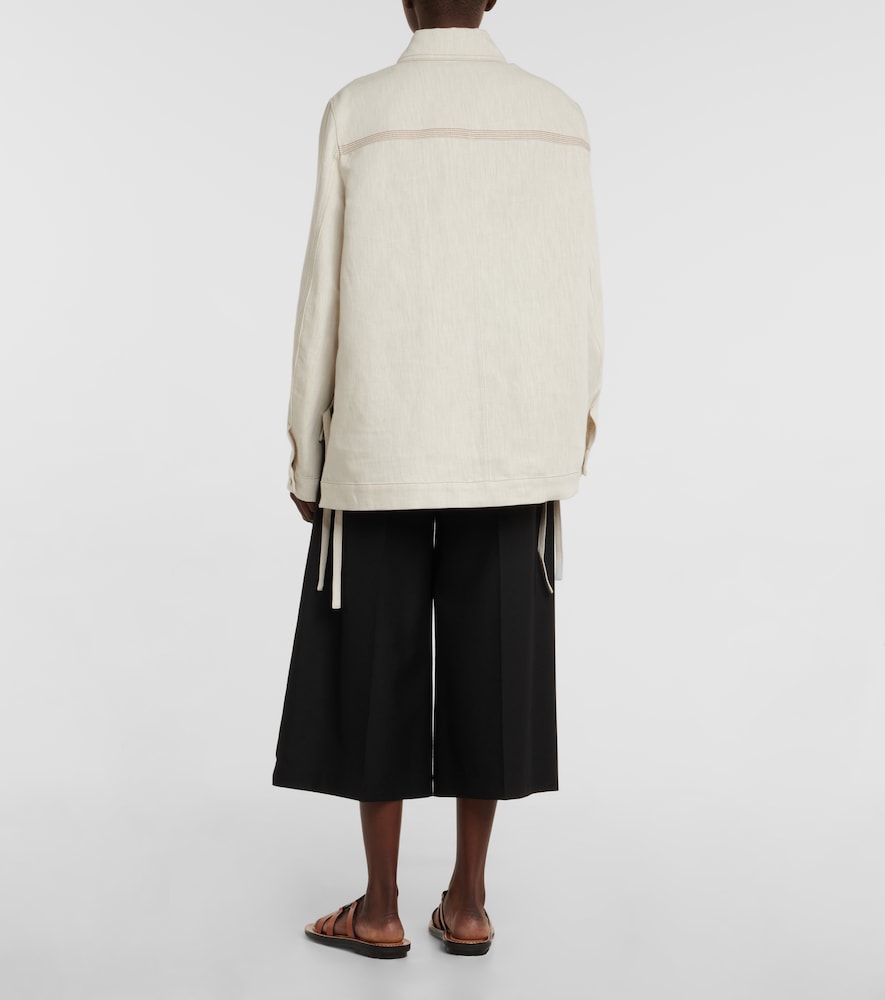 Loewe Anagram cotton and linen jacket