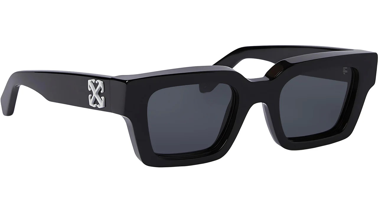 Virgil Grey Square Unisex Sunglasses OERI126 1007 50