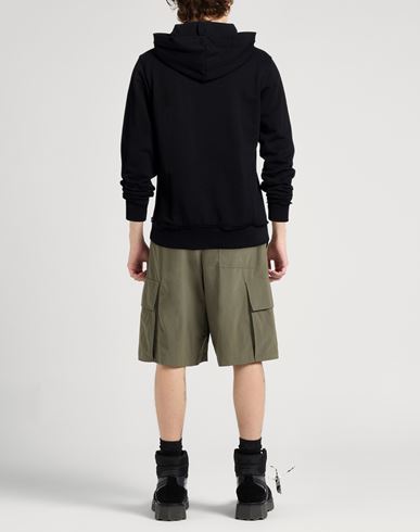 Man Sweatshirt Black Size M Cotton