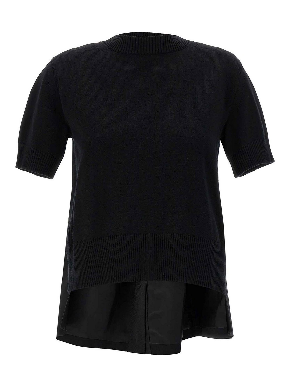 Black Patchwork sweater