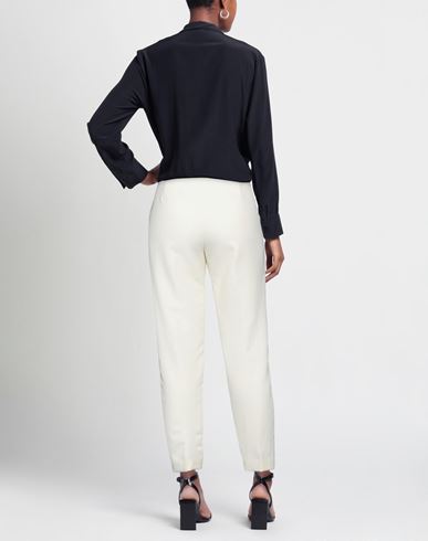 Woman Pants Ivory Size 4 Polyester, Elastane