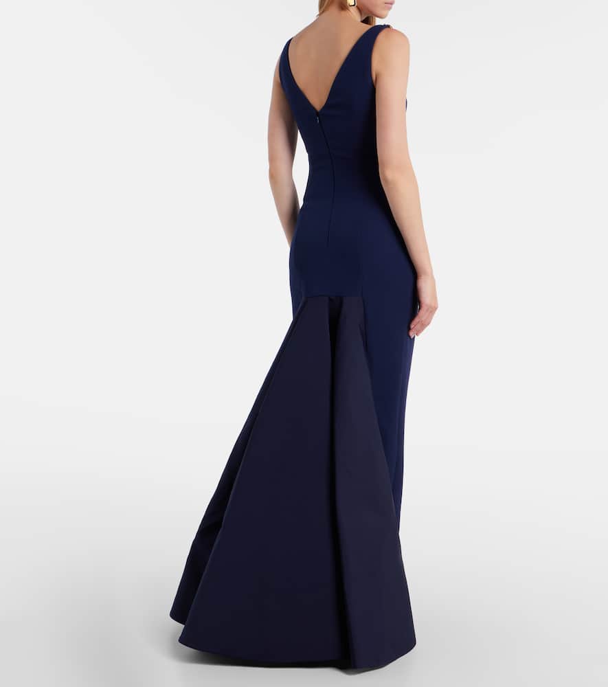 Sloane embellished crêpe gown