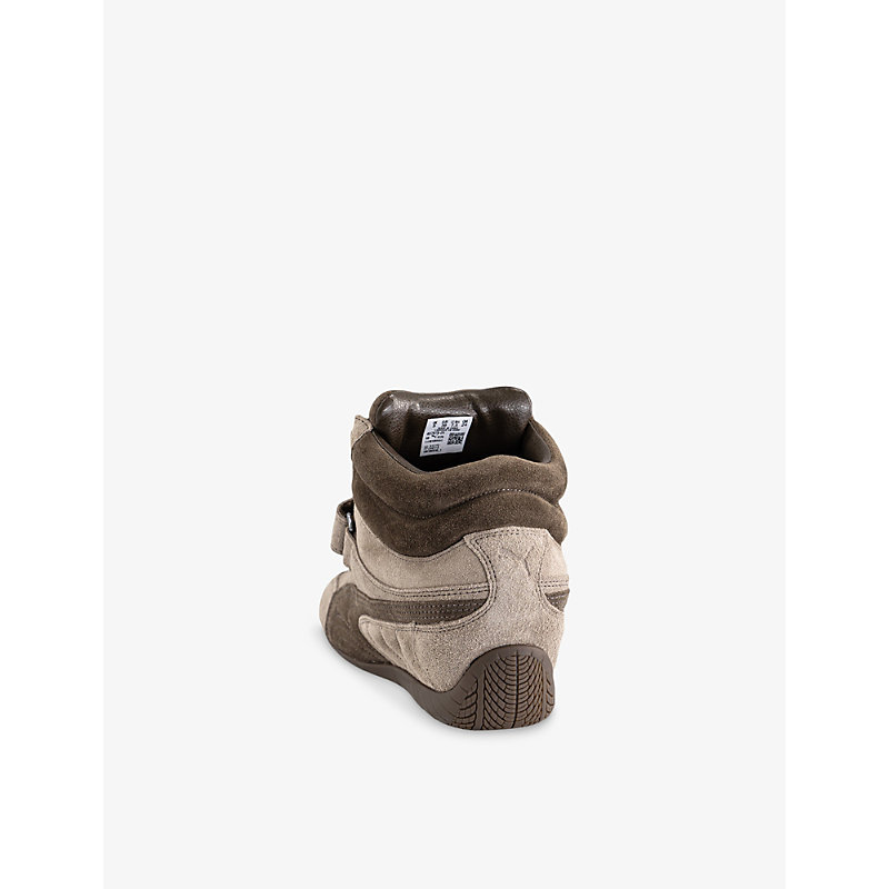 Womens Speedcat Wedge Suede Trainers