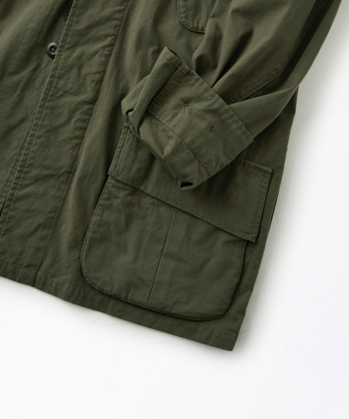 2ND POPLIN JUNGLE FATIGUE JACKET_OLIVE
