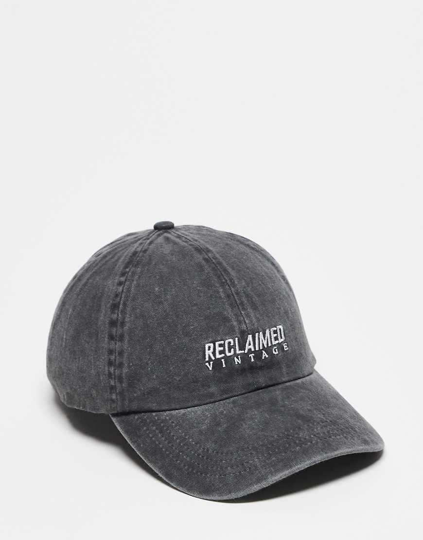 Unisex logo cap in charcoal-Gray
