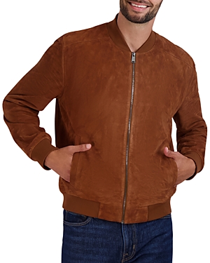 Suede Bomber Jacket