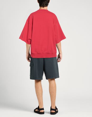 Hinnominate Man Sweatshirt Red Size L Cotton, Elastane