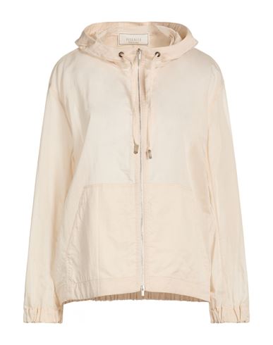 Woman Jacket Beige Size 6 Cotton, Polyamide