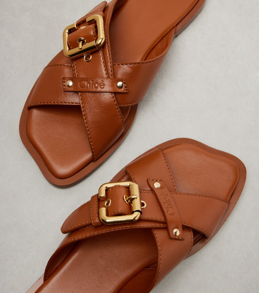 Chloé Nil leather slides