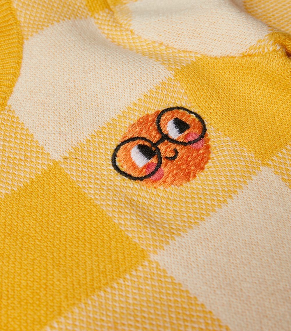 Knit Gingham Playsuit (0-12 Months)