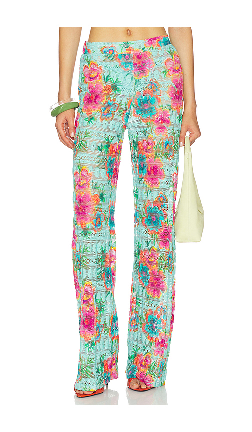 PQ Meg High Waist Pant in Teal. M/L. Also in