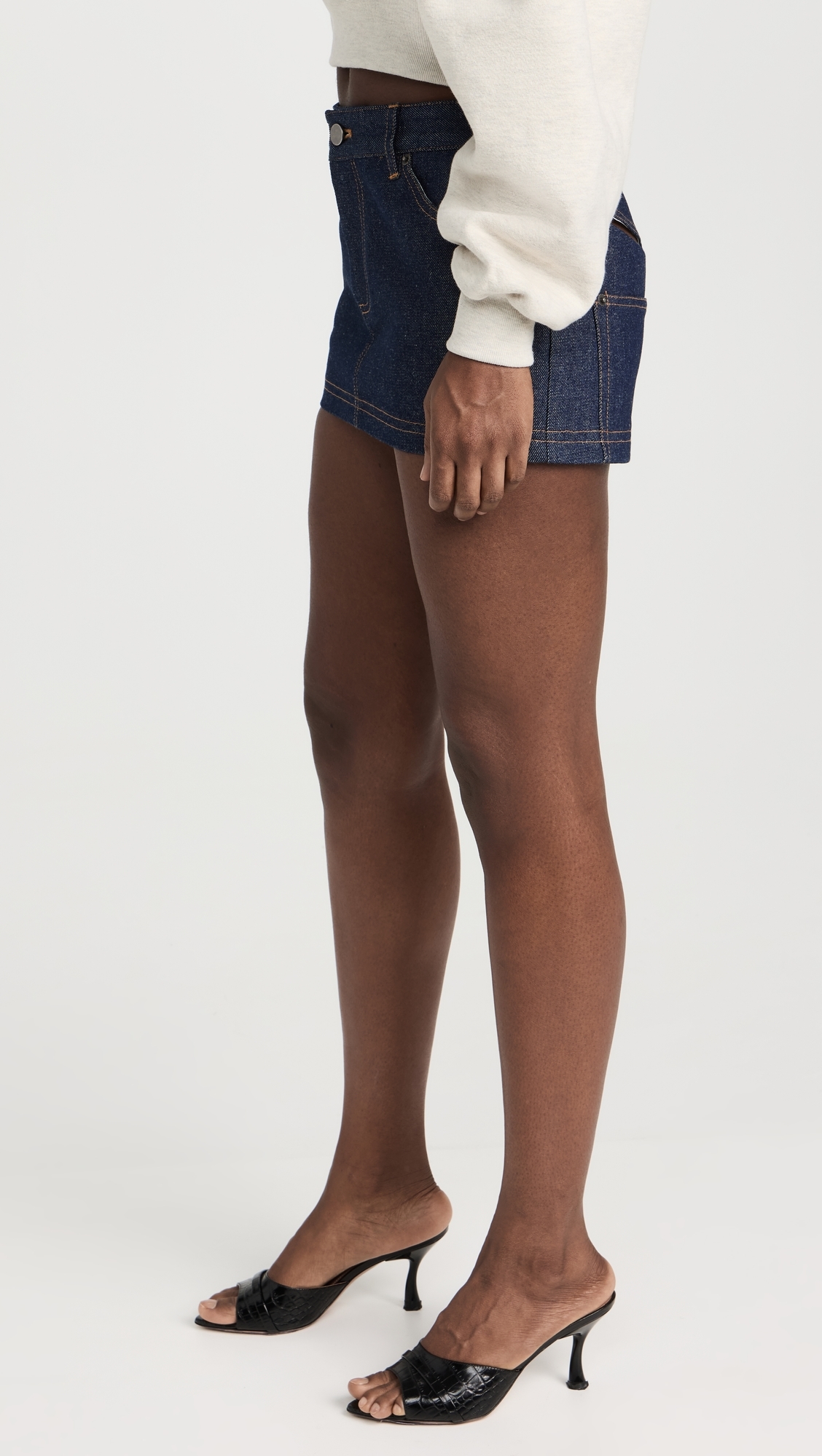 K. ngsley Fill Him Skirt Indigo