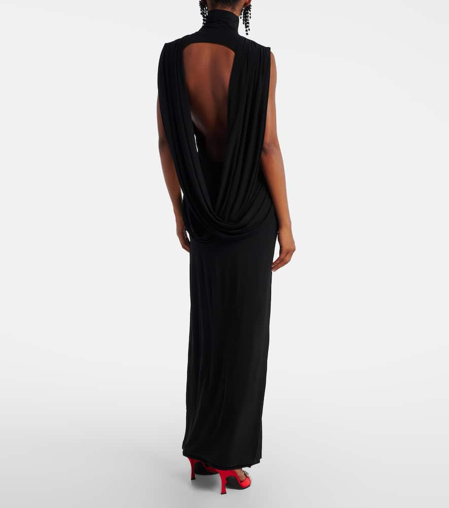 Jersey maxi dress