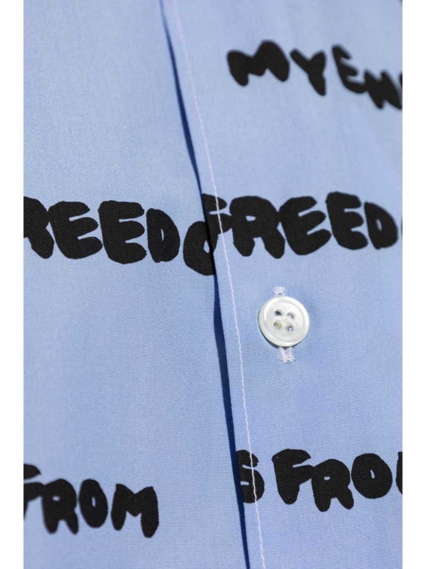Blue Cotton Shirt