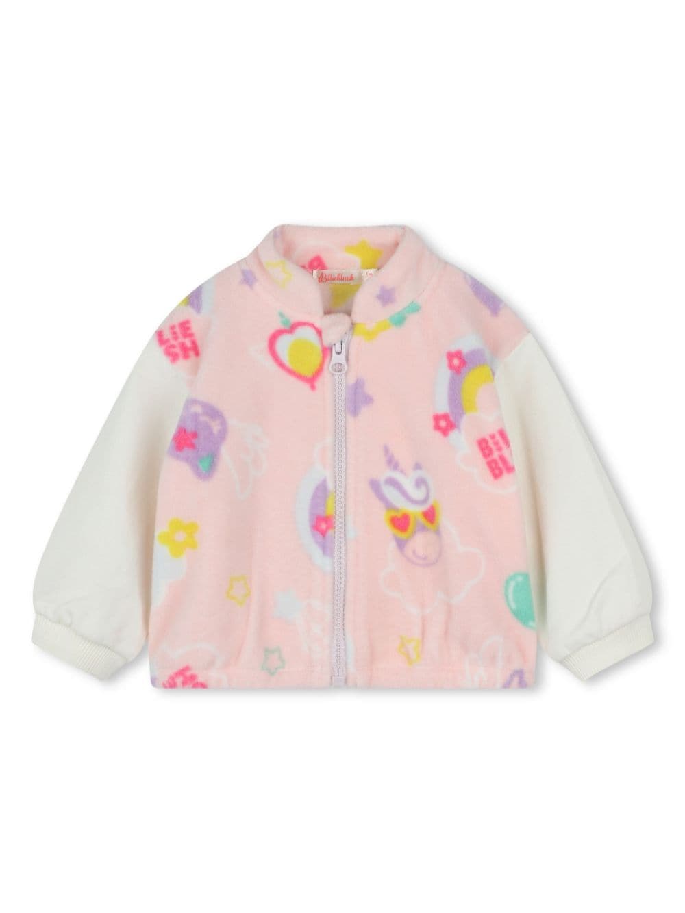 Zip-up cardigan - Pink