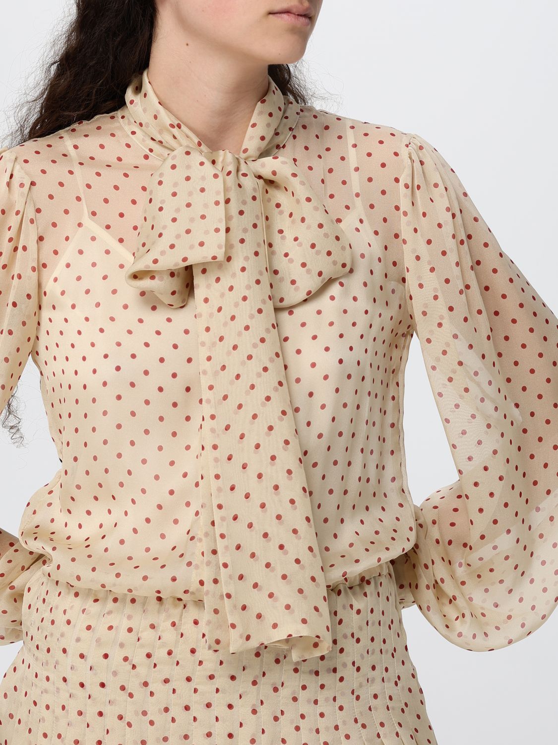 Dress Woman color Yellow Cream
