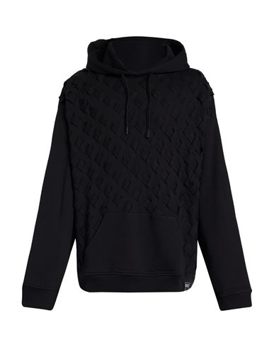 Man Sweatshirt Black Size XS Cotton