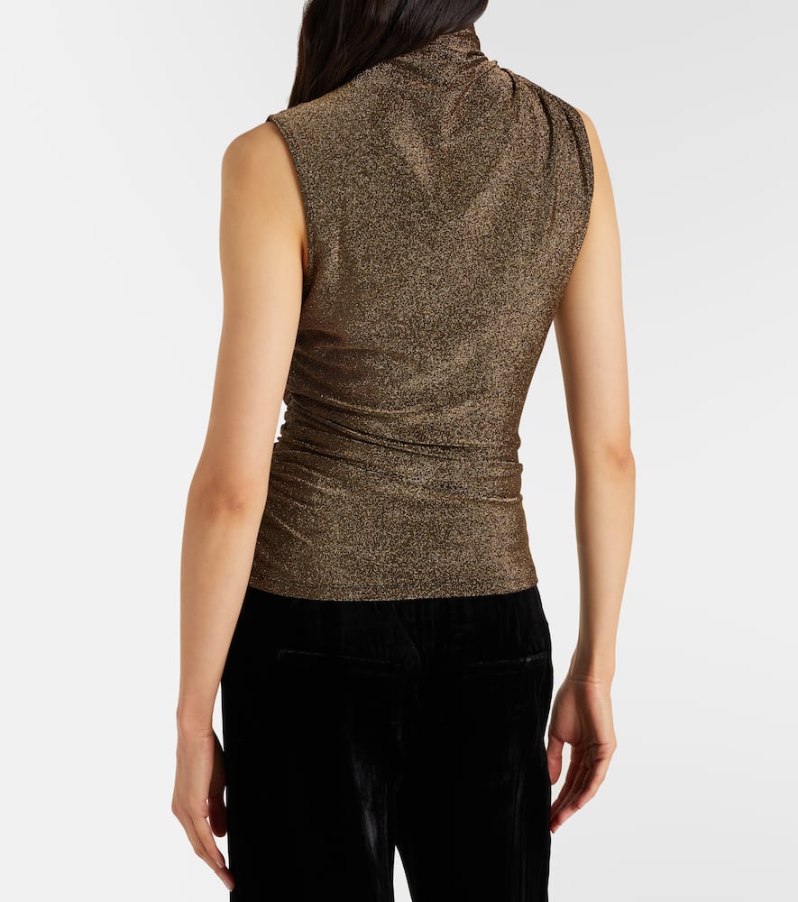 Mylie glitter jersey top
