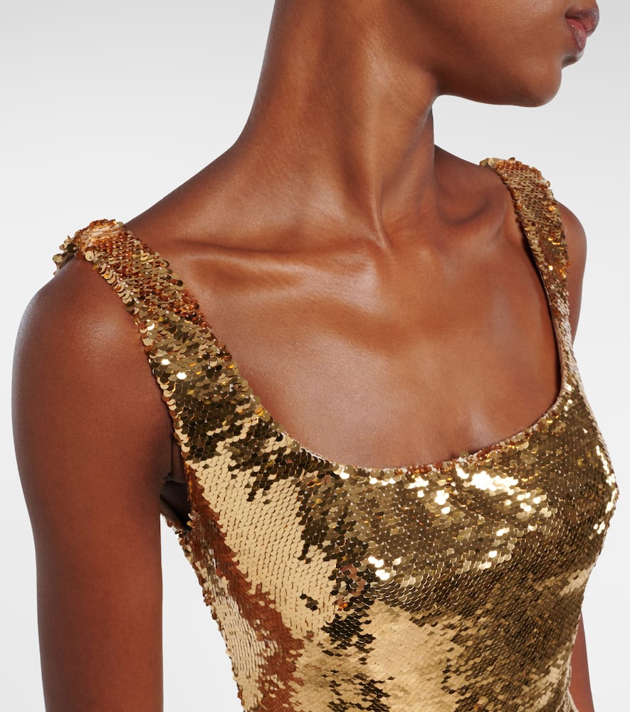 Sequined gown