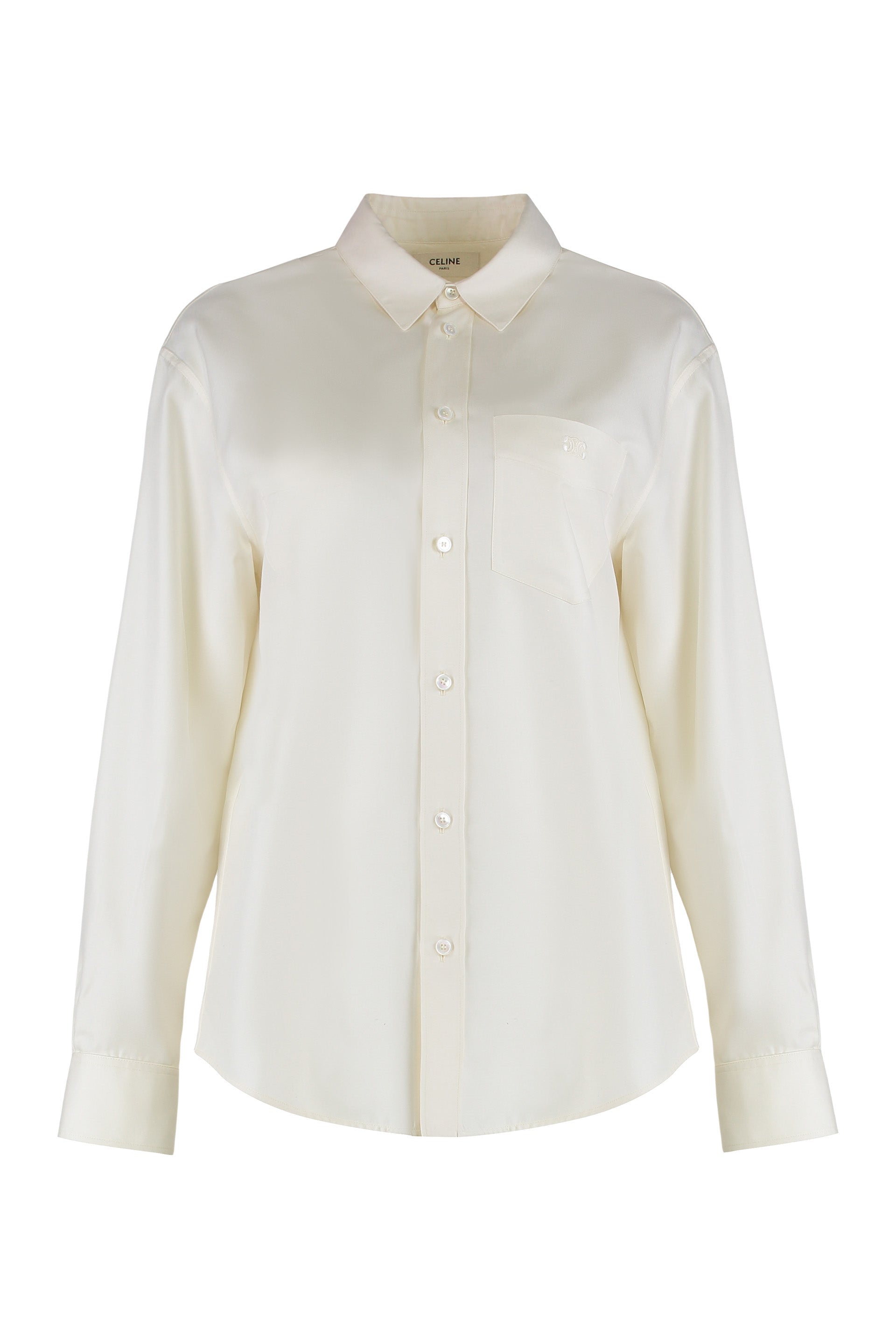 Relaxed Shirt in Silk Twill