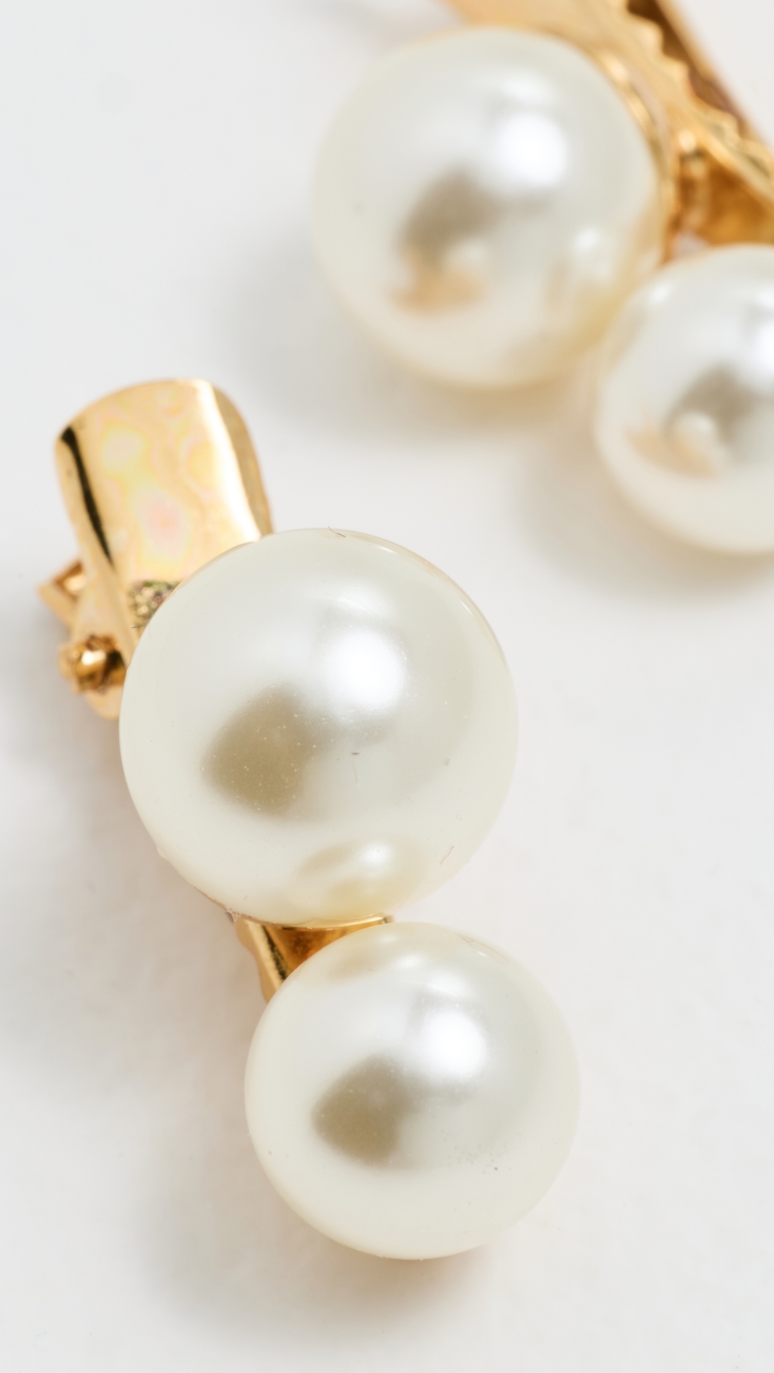 Jennifer Behr Gretel Hair Clips Set of 2 Pearl One Size