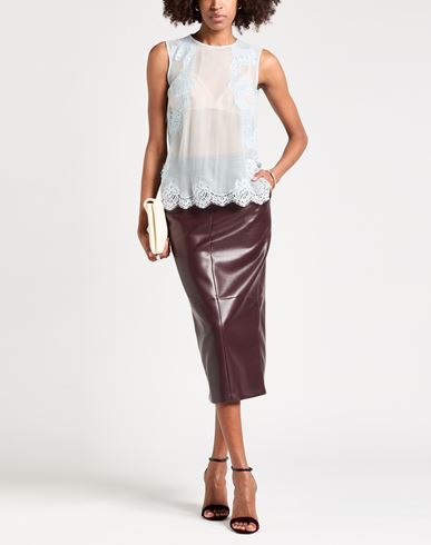 Woman Top Sky blue Size 0 Silk, Cotton, Polyamide