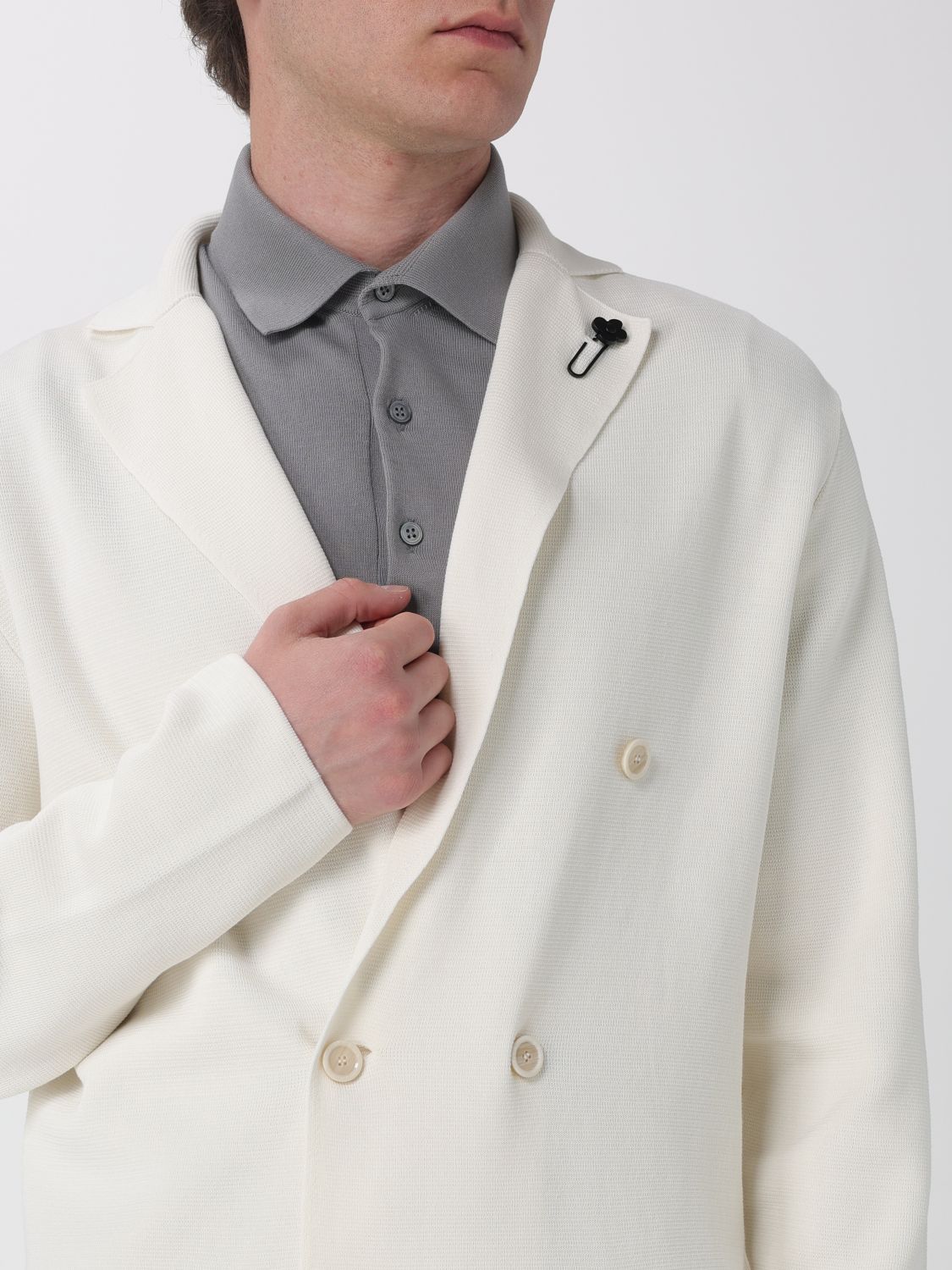 Jacket Men color White