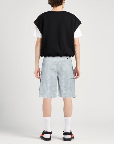 Man Denim shorts Blue