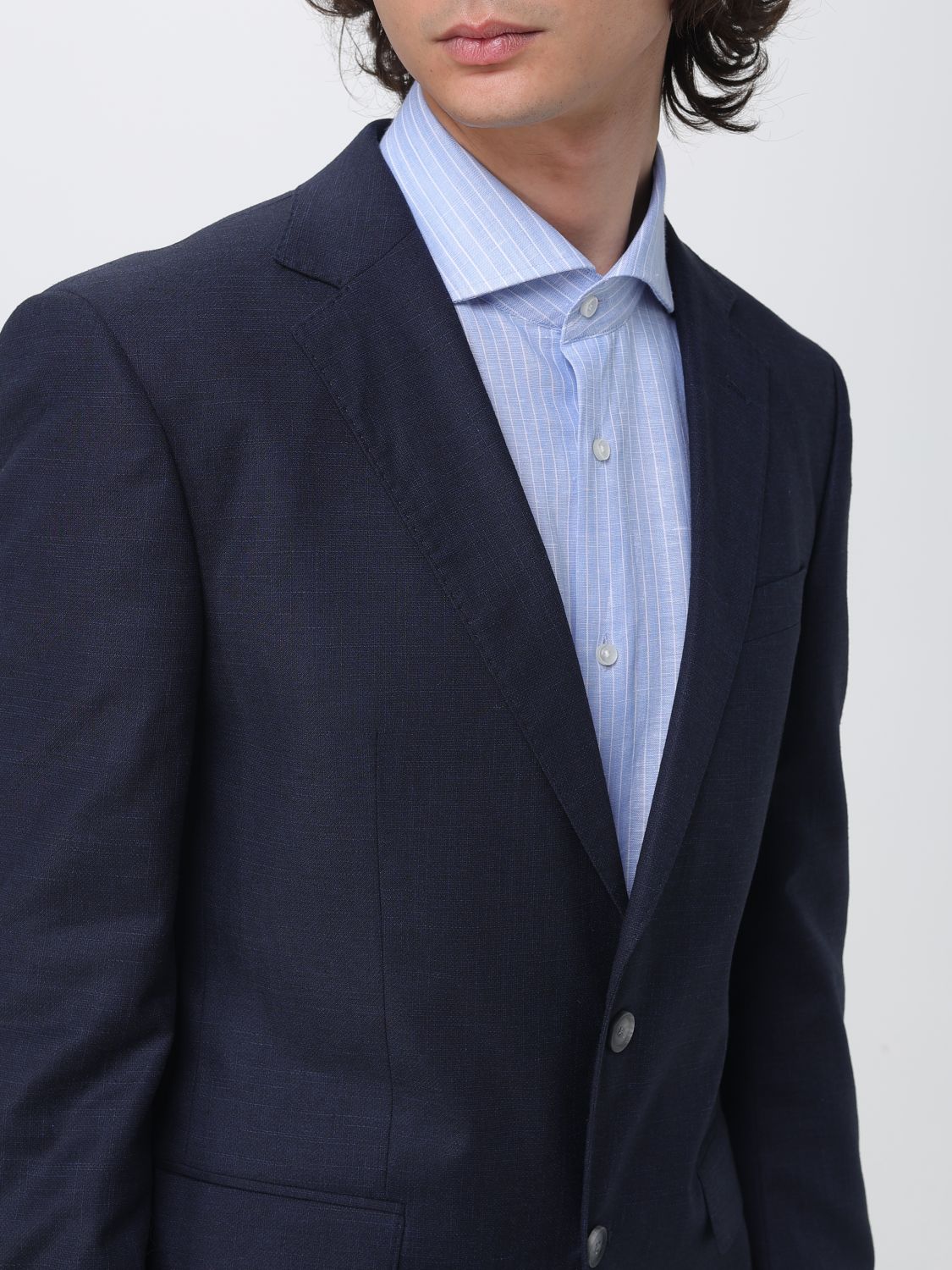 Suit Men color Blue