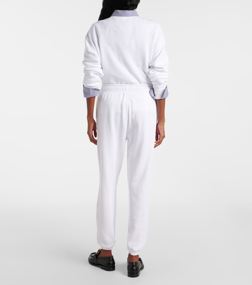 Logo cotton fleece sweatpants