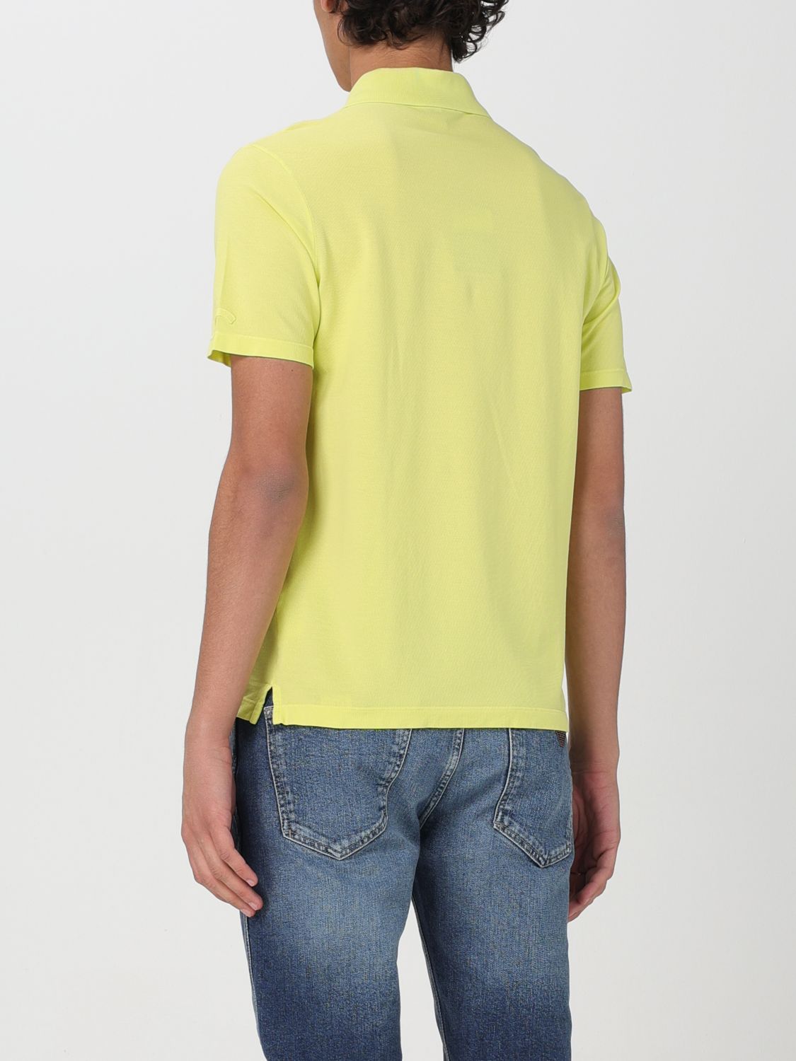 Polo Shirt Men color Yellow