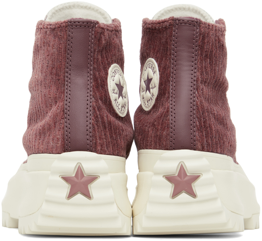 Burgundy Run Star Hike Sneakers