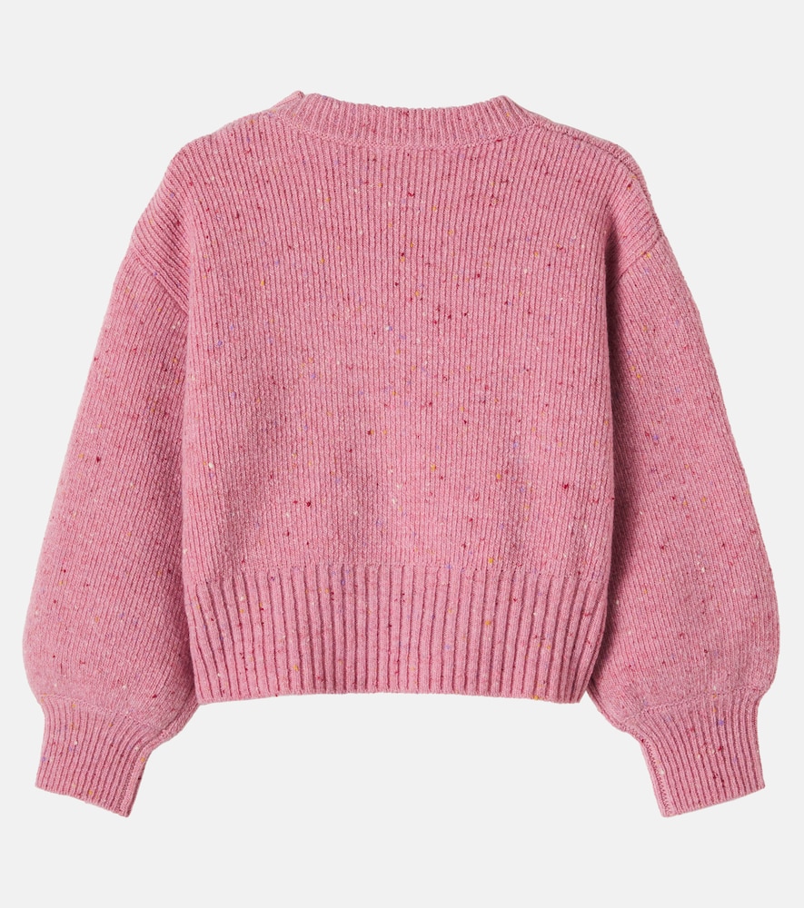 Chloé Kids Embellished wool-blend sweater