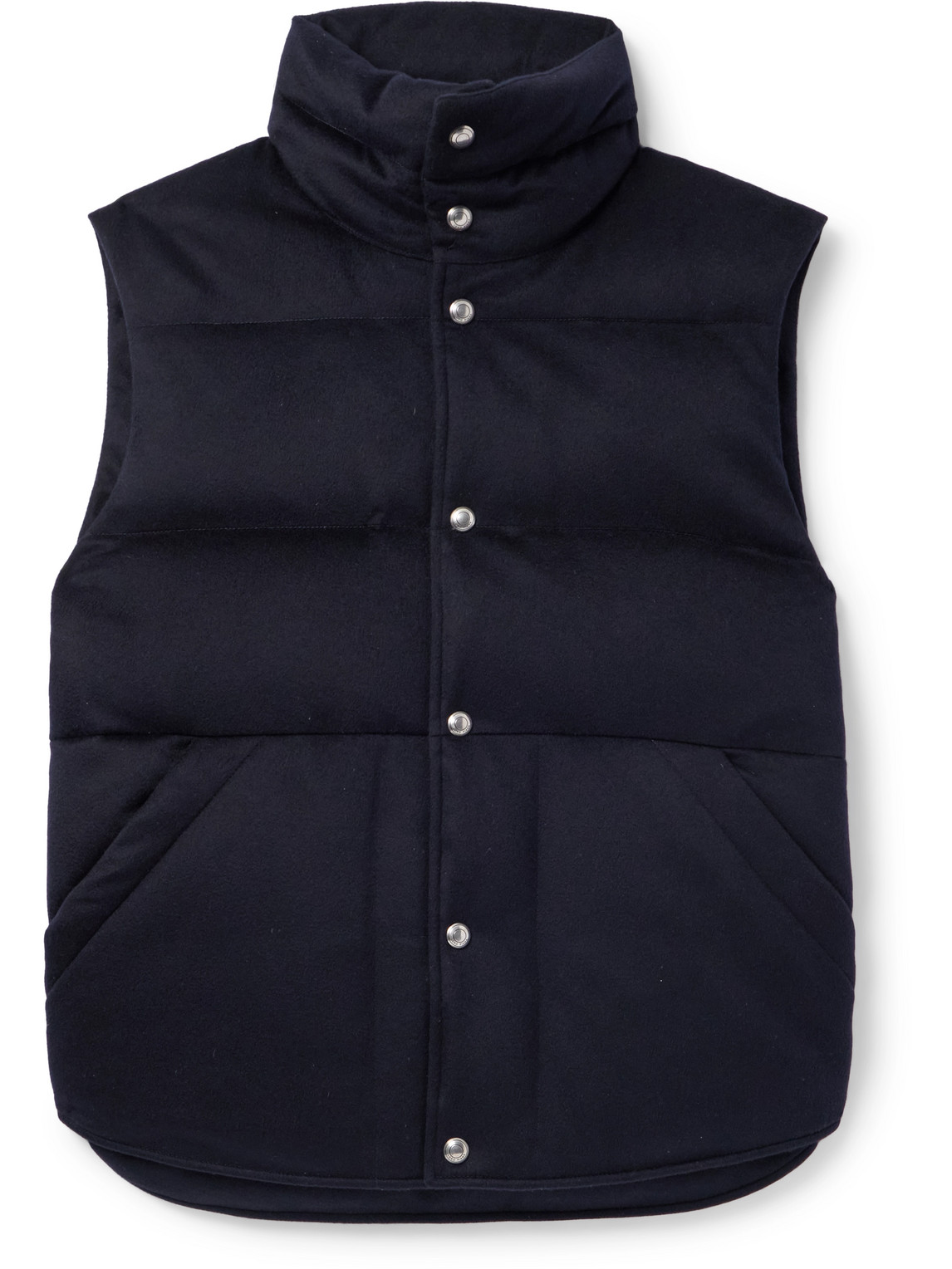 Lucio Quilted Storm System® Cashmere Down Gilet