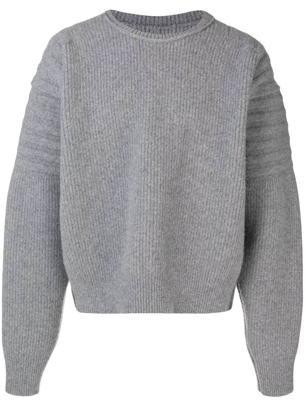 Oversized knitted sweater - Grey