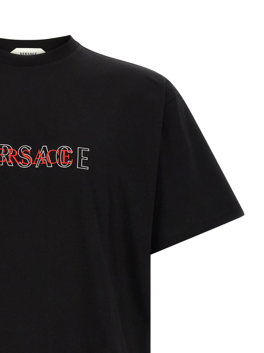 Black Logo Crew Neck T-Shirt