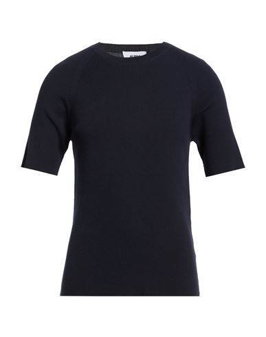 Man Sweater Midnight blue Size 40 Cotton