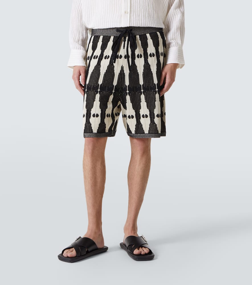 Ritual knitted jacquard shorts