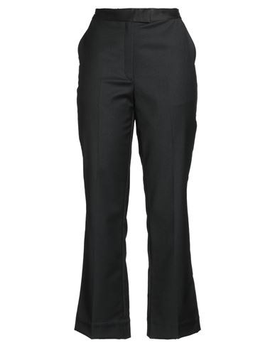 Woman Pants Black Size 8 Recycled polyester, Wool, Elastane